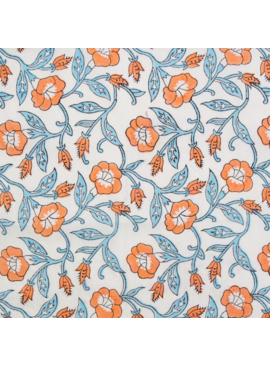 Fableism Supply Co Indian Block Prints Cottage Trumpet Vines Winter