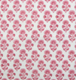 Fableism Supply Co Indian Block Prints Cottage Stamp Floral Pink