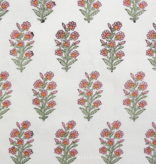 Fableism Supply Co Indian Block Prints Cottage Wild Floral Blushing