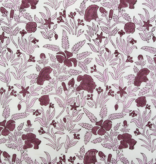 Fableism Supply Co Indian Block Prints Cottage Cozy Floral Purple