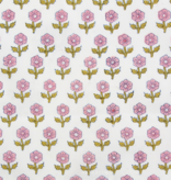 Fableism Supply Co Indian Block Prints Cottage Flowerling Pink