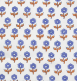 Fableism Supply Co Indian Block Prints Cottage Flowerling Violet
