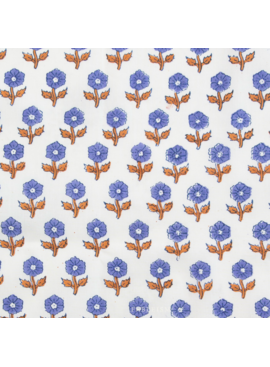 Fableism Supply Co Indian Block Prints Cottage Flowerling Violet