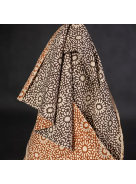 Merchant & Mills Merchant & Mills Papercut Plum/Orange Quilt Indian Cotton