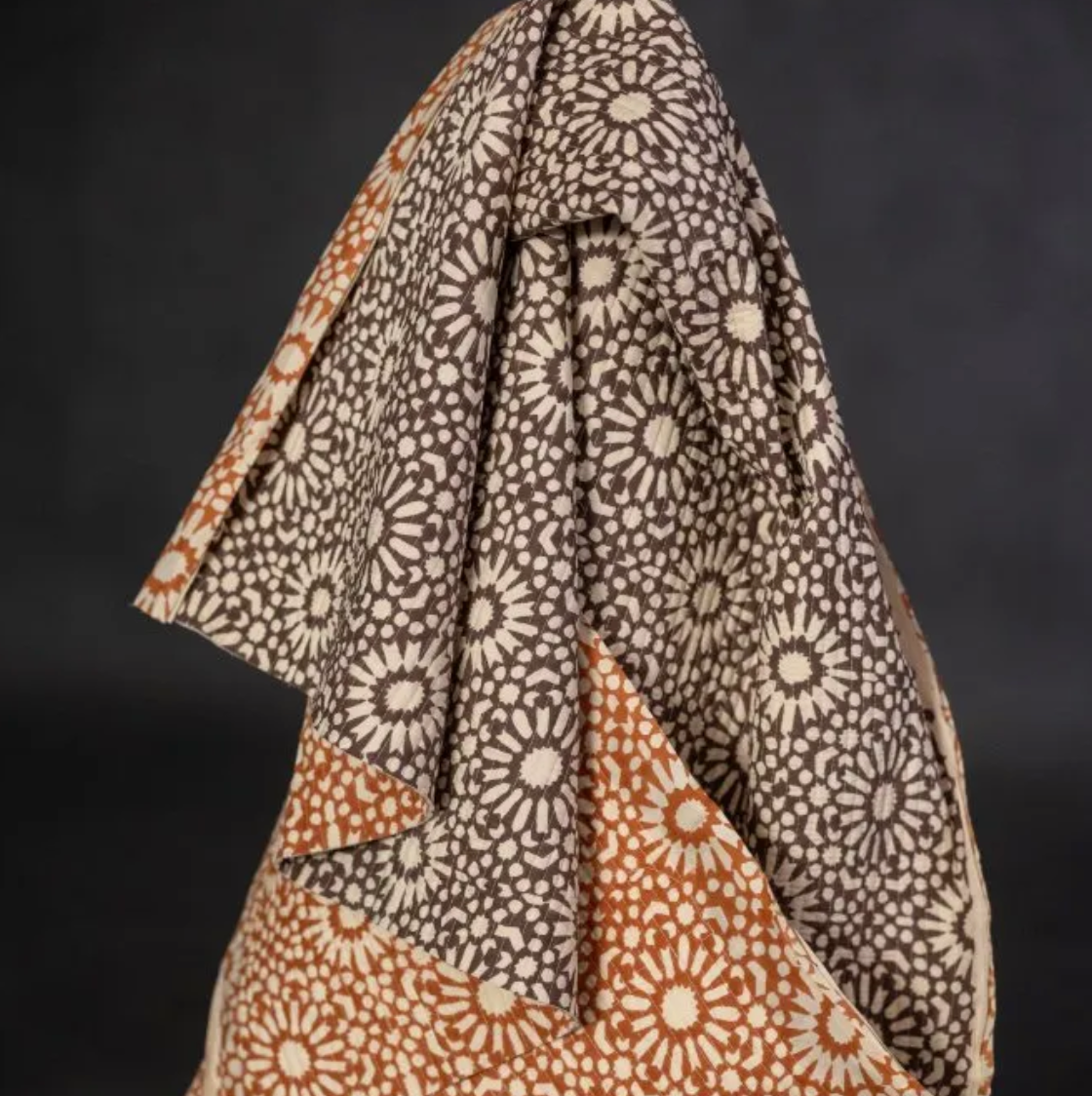 Merchant & Mills Merchant & Mills Papercut Plum/Orange Quilt Indian Cotton