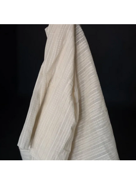 Merchant & Mills Merchant & Mills Sampler Stripe Sheer Natural Indian Cotton