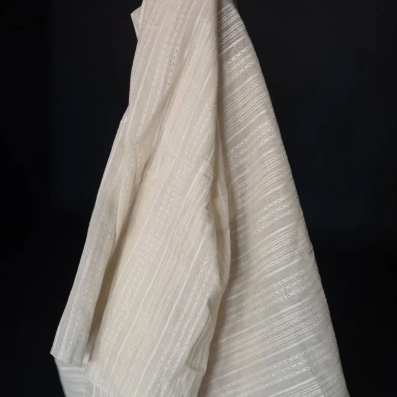 Merchant & Mills Merchant & Mills Sampler Stripe Sheer Natural Indian Cotton