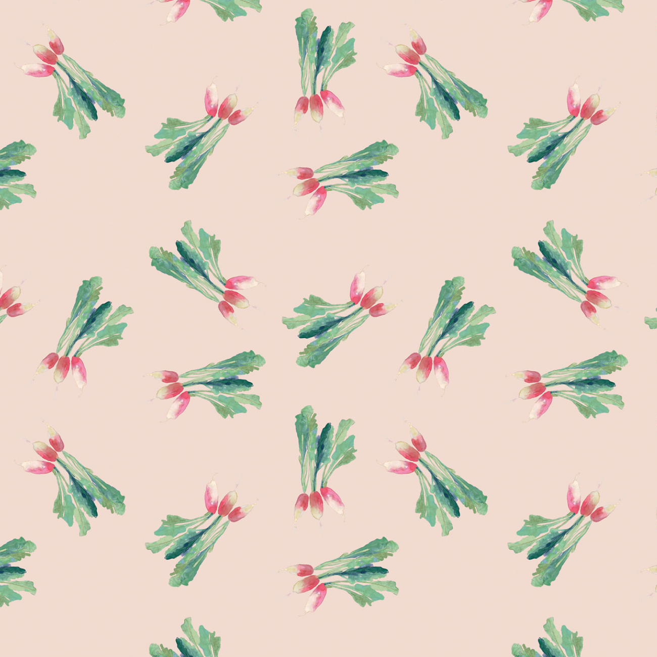 Lewis & Irene Vegetable Patch Radish Red
