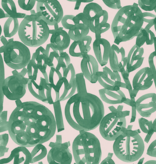 Lewis & Irene Vegetable Patch Pomegranate Green