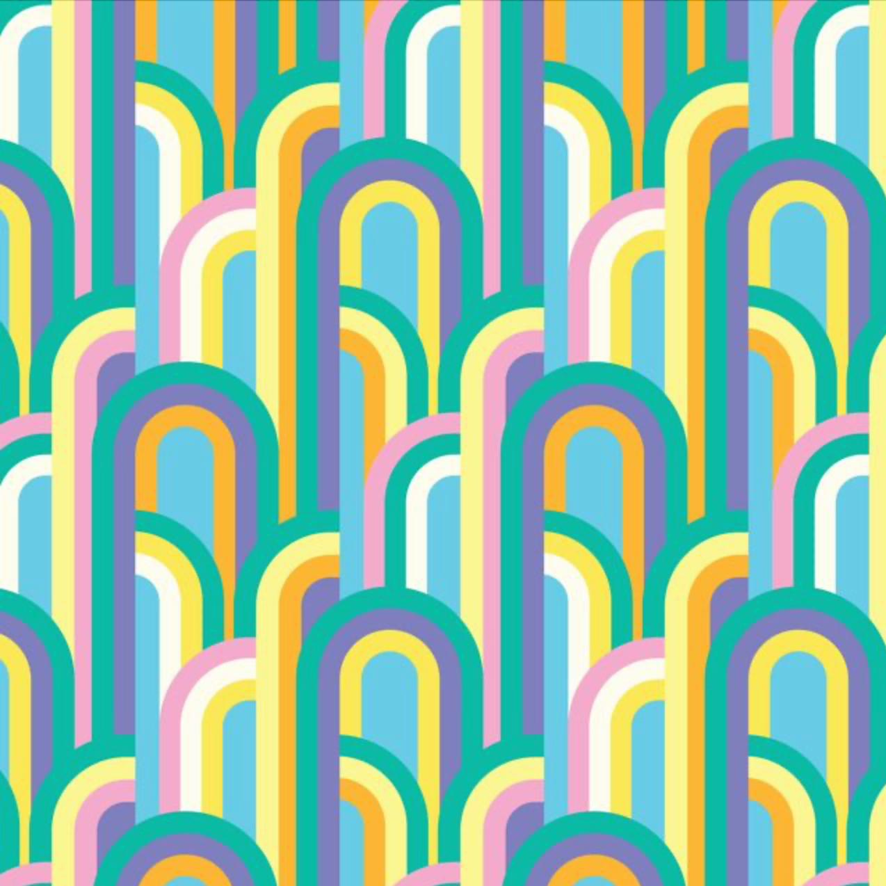 Cloud 9 Fabrics High In The Sky Rainbows Forever