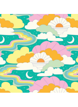Cloud 9 Fabrics High In The Sky Cosmic Skyway