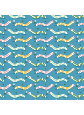 Cloud 9 Fabrics Bookworm Wise Worms