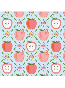 Cloud 9 Fabrics Bookworm Apples And Wiggles