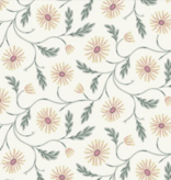 Cloud 9 Fabrics Fall and Flutter Flannel Trailing Floral Cream