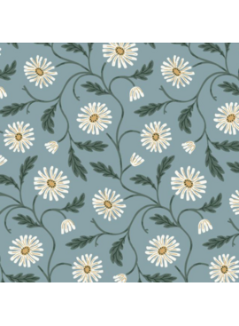 Cloud 9 Fabrics Fall and Flutter Flannel Trailing Floral Blue
