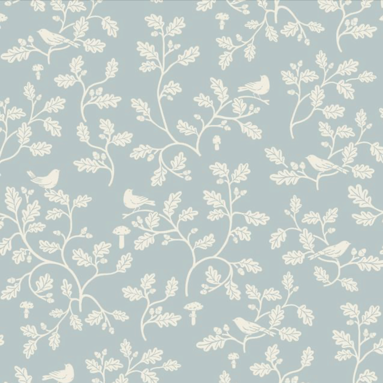 Cloud 9 Fabrics Fall and Flutter Flannel Woodland Oak Blue