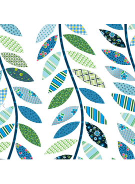 Windham Fabrics Made Easy Leafy Vine Cheater Blue