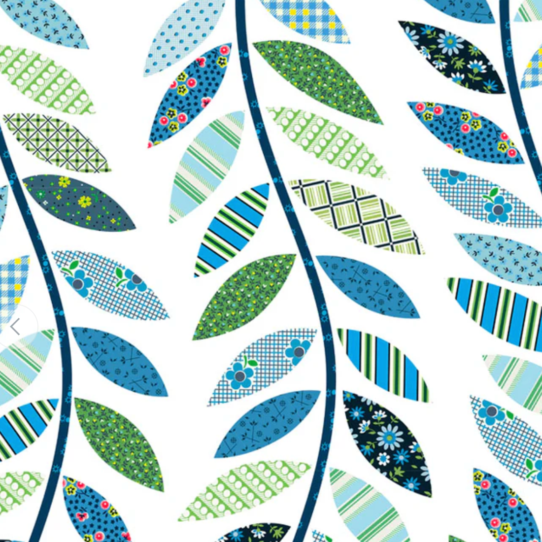 Windham Fabrics Made Easy Leafy Vine Cheater Blue