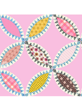 Windham Fabrics Made Easy Tobacco Leaf Cheater Light Pink