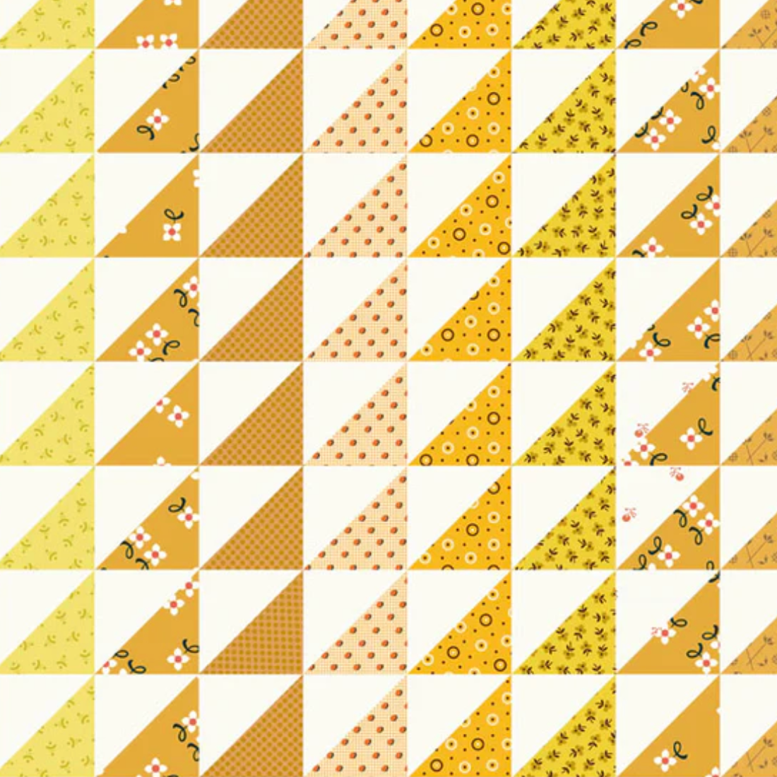 Windham Fabrics Made Easy Triangle Stripe Cheater Golden