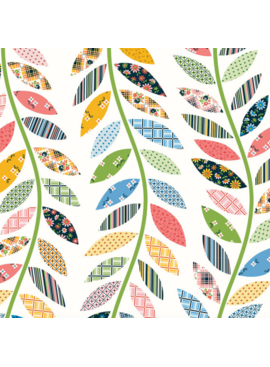 Windham Fabrics Made Easy Leafy Vine Cheater Ivory