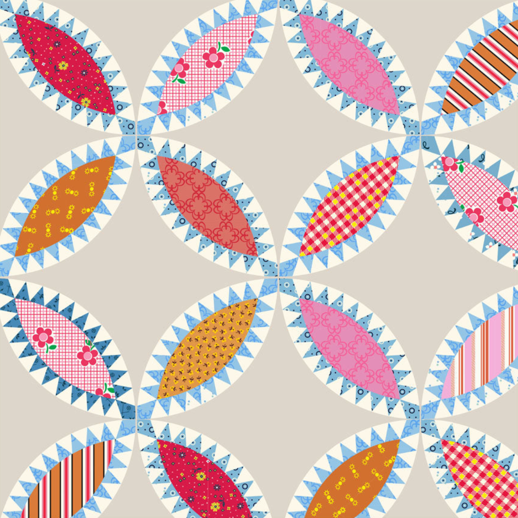 Windham Fabrics Made Easy Tobacco Leaf Cheater Pearl
