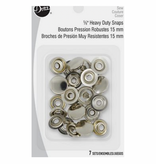 Dritz Dritz Heavy Duty Snaps Nickel 5/8in Size 24
