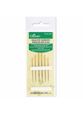 Clover Clover Gold Eye Tapestry Needle #18-22
