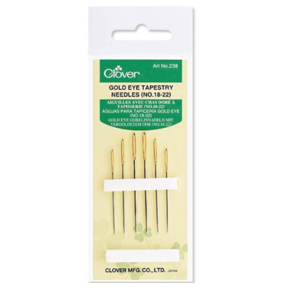 Clover Clover Gold Eye Tapestry Needle #18-22
