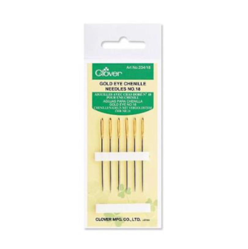 Clover Clover Gold Eye Chenille Needle #18