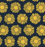Cotton + Steel By The Seaside Sunshine Navy Canvas