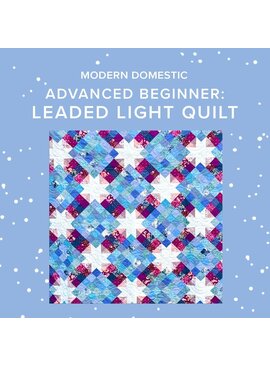 Courtney Zerizef FOUR SPOTS LEFT! Sundays, September 20th, 27th, October 4th, 11th, & 18th, 3pm-5:30pm - Advanced Beginner: Leaded Light Quilt