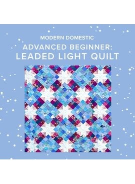 Courtney Zerizef THREE SPOTS LEFT! Sundays, September 20th, 27th, October 4th, 11th, & 18th, 3pm-5:30pm - Advanced Beginner: Leaded Light Quilt