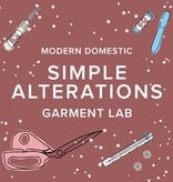 Colleen Connolly Garment Lab: Simple Alterations, Wednesdays, August 12th, 19th, & 26th, 5:30pm-8:30pm