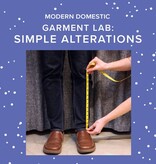 Colleen Connolly Garment Lab: Simple Alterations, Wednesdays, August 12th, 19th, & 26th, 5:30pm-8:30pm