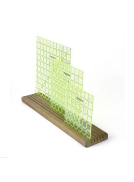 Omnigrid Wooden Ruler Rack