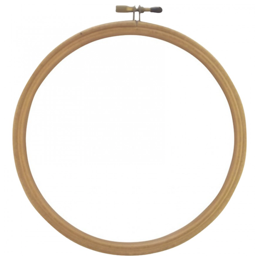 F.A. Edmonds Wood Embroidery Hoop Superior 10"