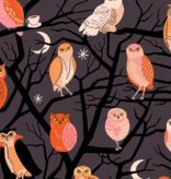Ruby Star Society Freaky Familiars Owls Eggplant