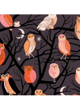 Ruby Star Society Freaky Familiars Owls Eggplant
