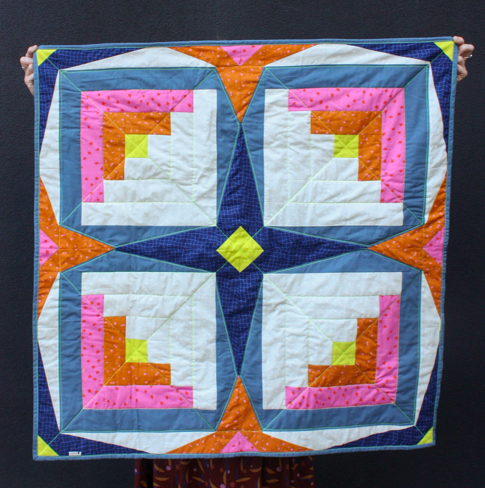 Vivien Wise Advanced Beginner: Sky Cabin Quilt, Wednesdays, September 16th, 23rd, 30th, October 7th, & 14th, 5pm-8pm