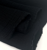 Gordon Fabrics Ltd. Zola Double Gauze Black
