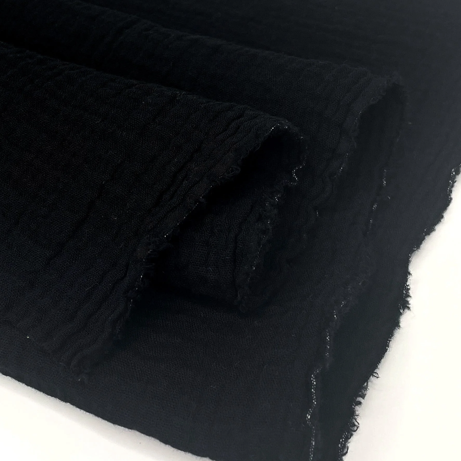 Gordon Fabrics Ltd. Zola Double Gauze Black