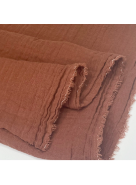Gordon Fabrics Ltd. Zola Double Gauze Cinnamon