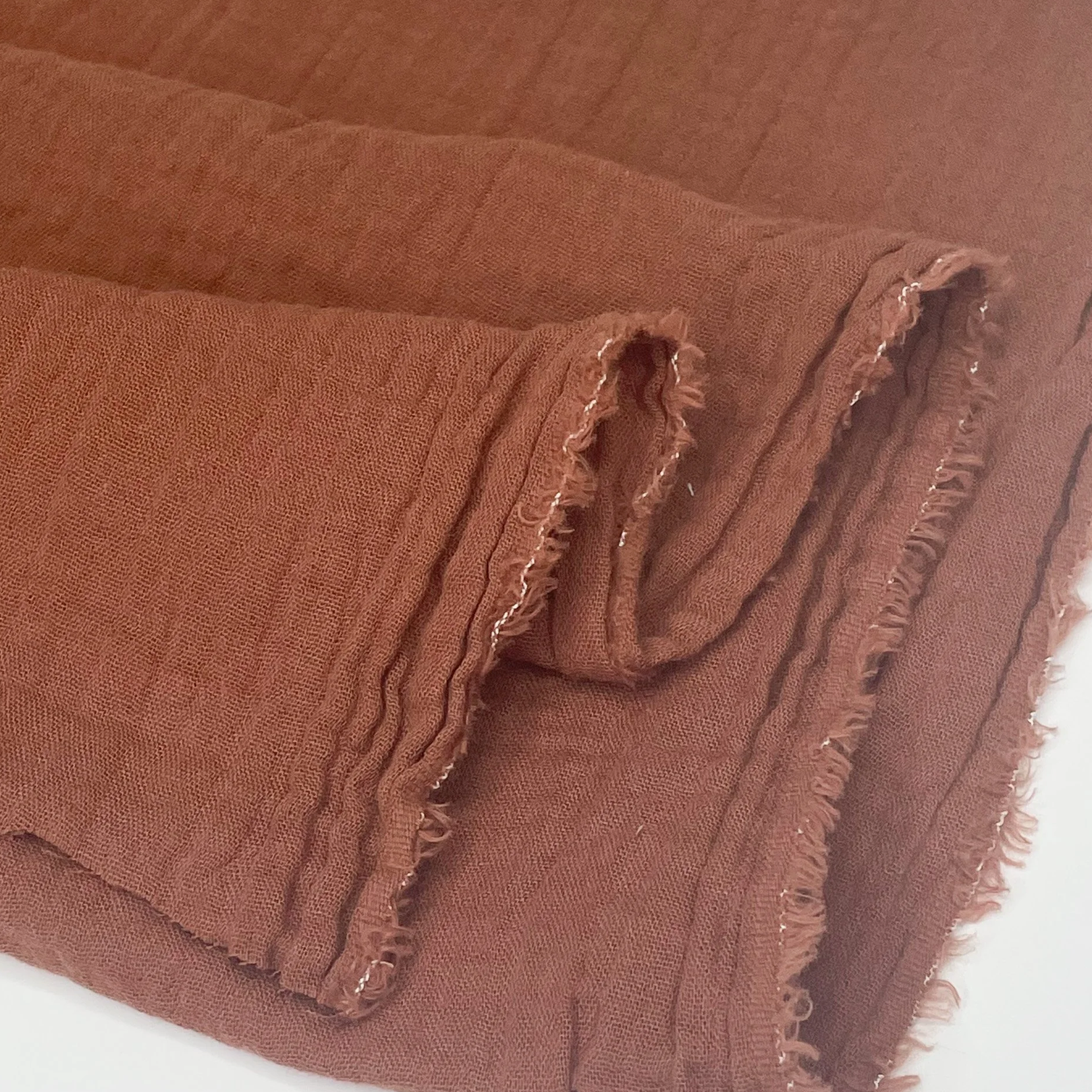 Gordon Fabrics Ltd. Zola Double Gauze Cinnamon