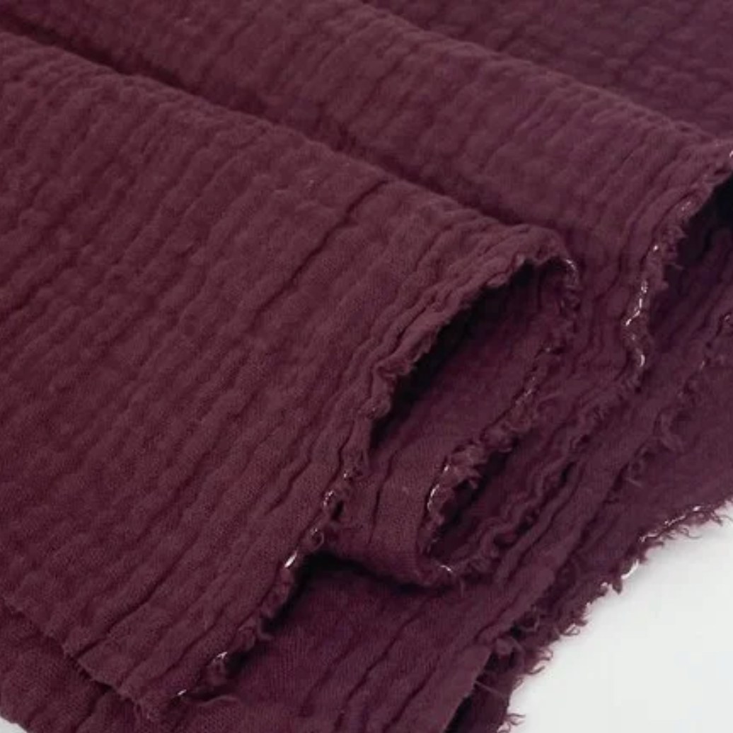 Gordon Fabrics Ltd. Zola Double Gauze Mulberry