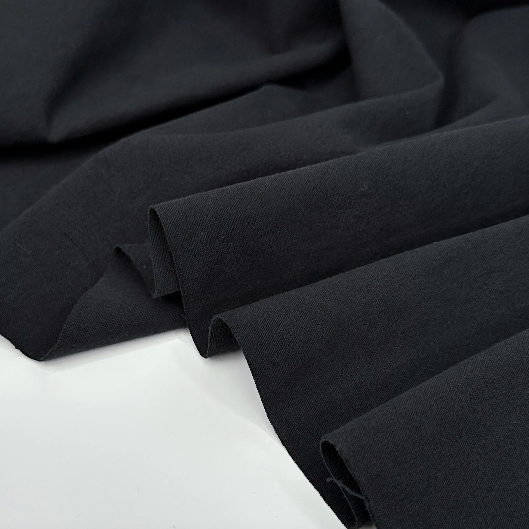 Gordon Fabrics Ltd. Porter Heavyweight Organic Cotton Black