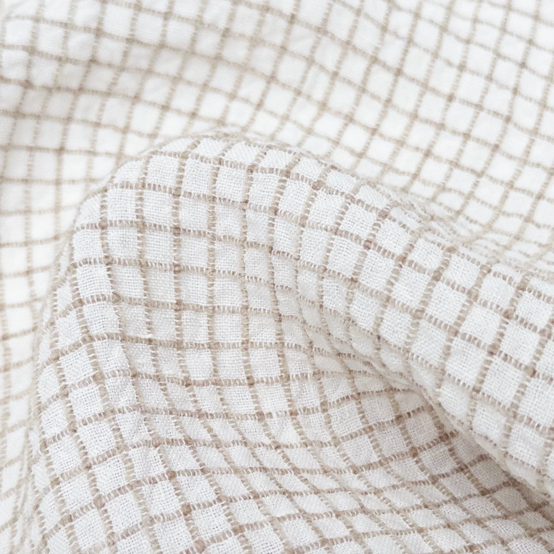 Gordon Fabrics Ltd. Bella Check Ivory