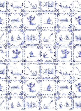 Liberty Fabrics Liberty Employees' Picnic Blue
