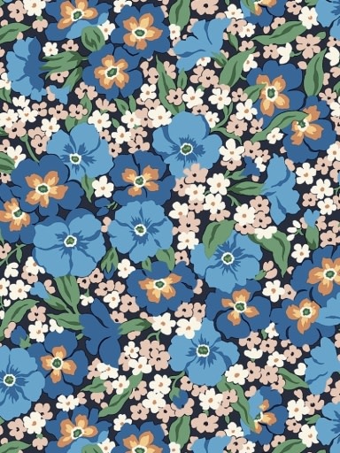 Liberty Fabrics Liberty  Gabriella Gisou Blue