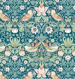 Liberty Fabrics Liberty Strawberry Thief Blue Turquoise